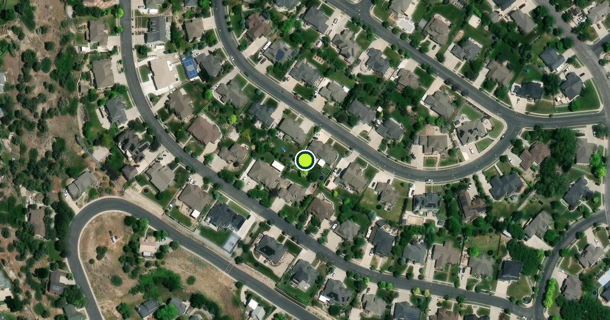 Satellite view of Cedar Hills Pickleball Courts