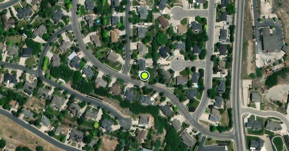 Satellite view of Cedar Hills Pickleball Courts