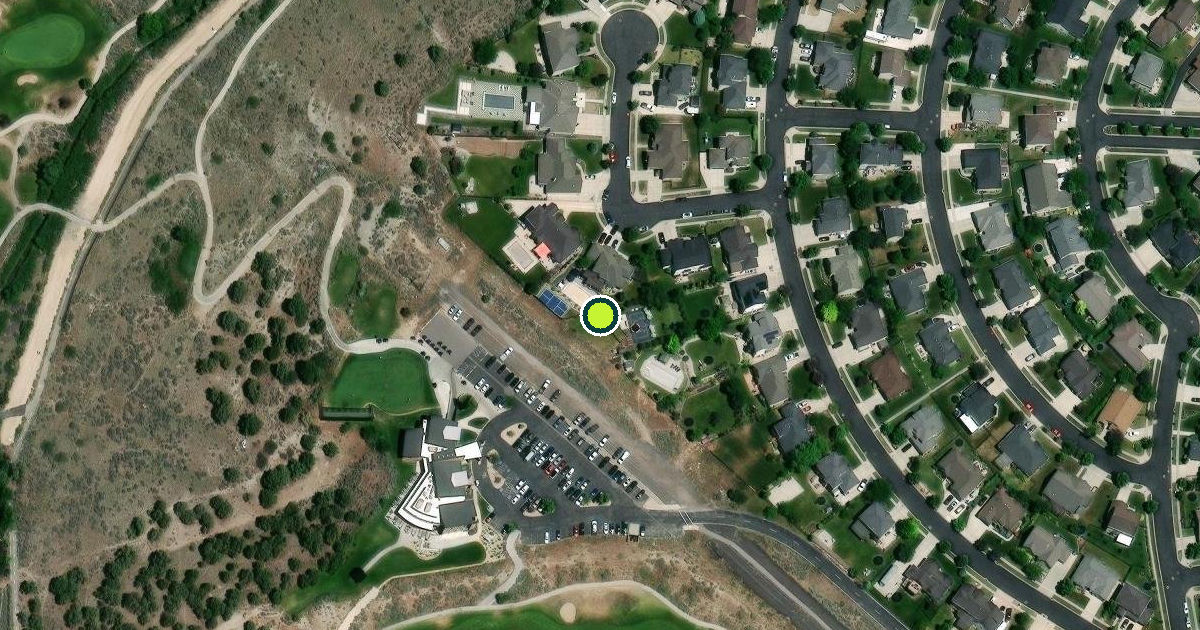 Satellite view of Cedar Hills Pickleball Courts