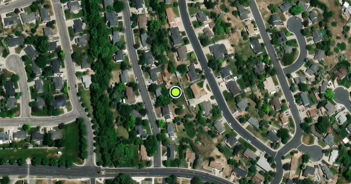 Satellite view of Cedar Hills Pickleball Courts