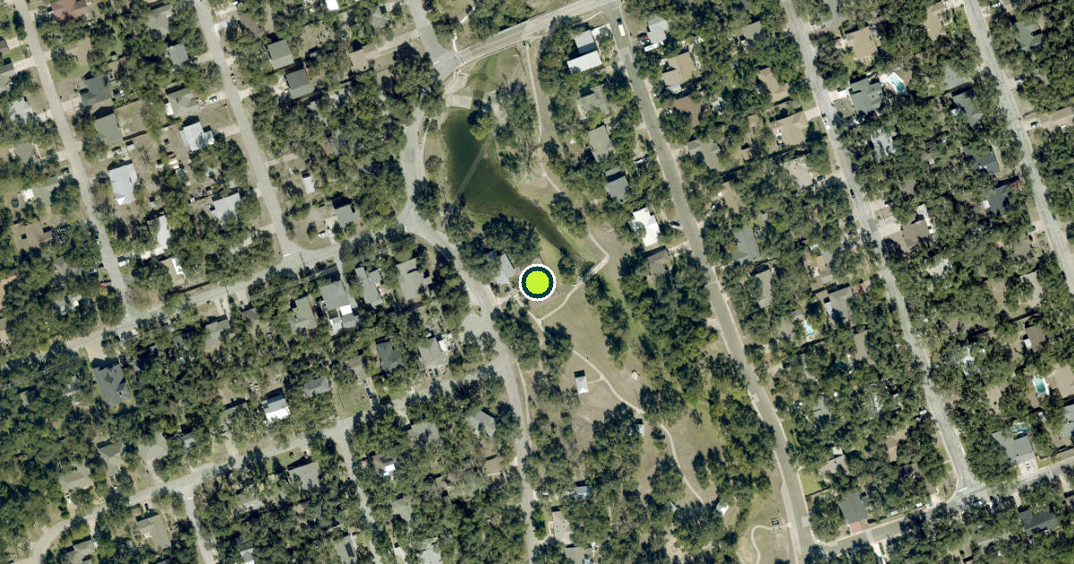 Satellite view of Cedar Park Pickleball Courts