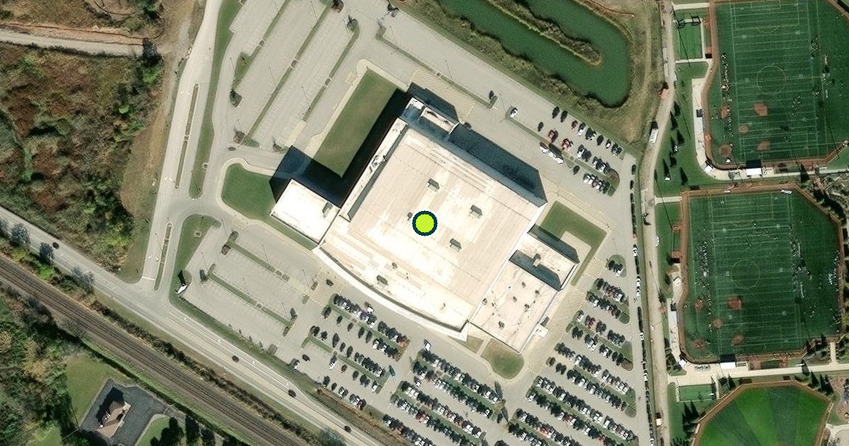 Satellite view of Cedar Point Sports Center