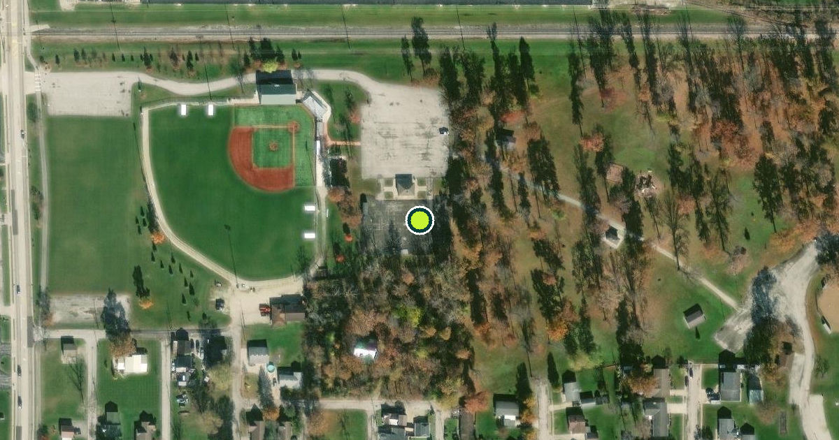 Satellite view of Celina Pickleball Courts