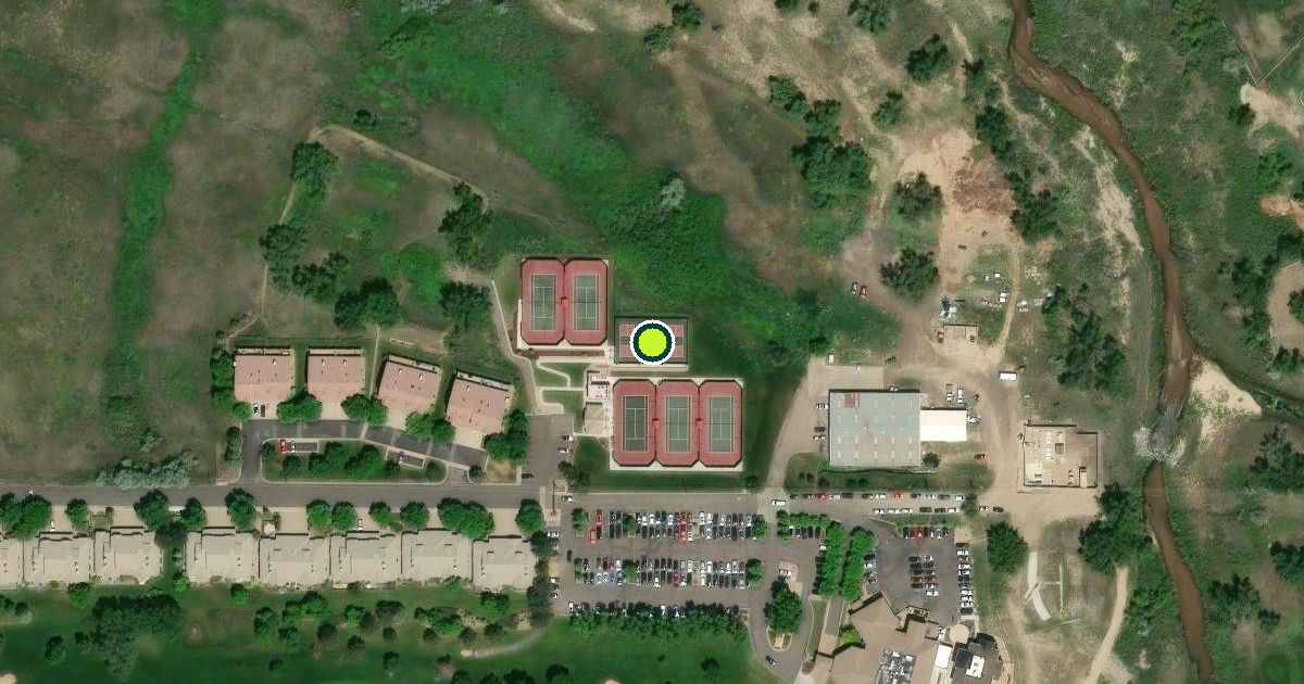 Satellite view of Centennial Pickleball Courts