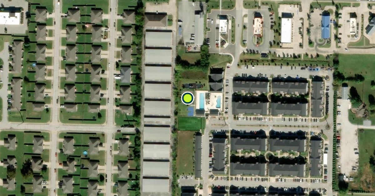Satellite view of Centerton Pickleball Courts