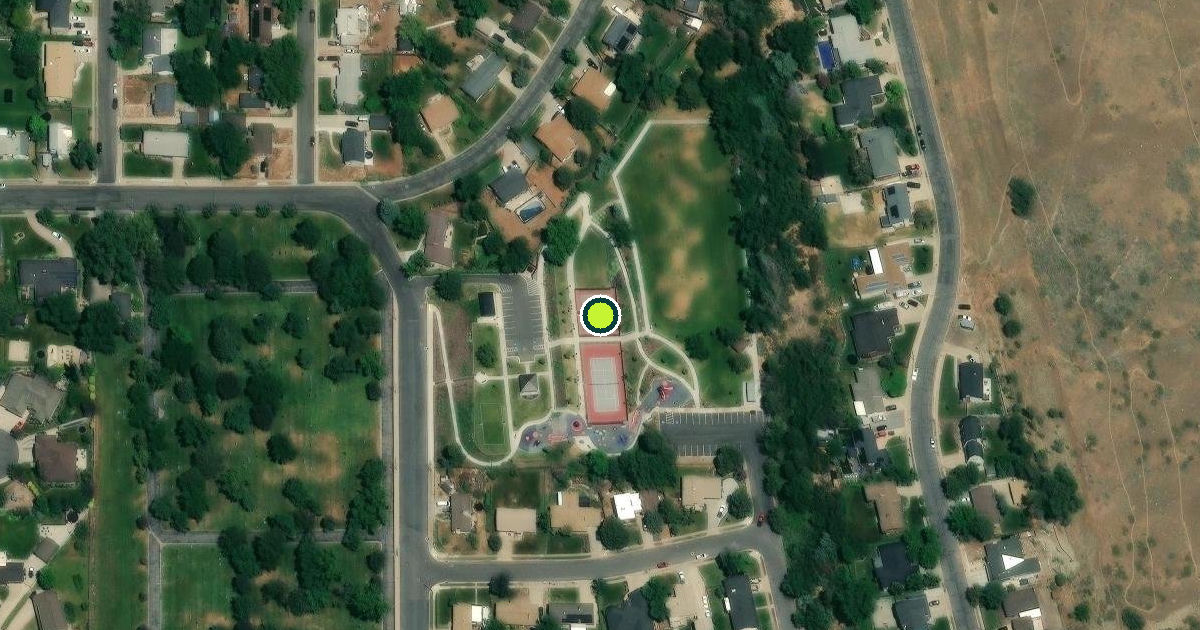 Satellite view of Centerville Pickleball Courts