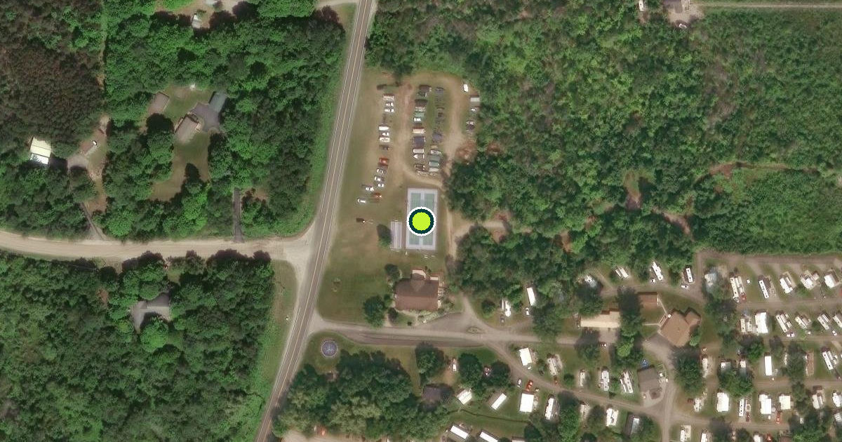 Satellite view of Centerville Township Pickleball Courts