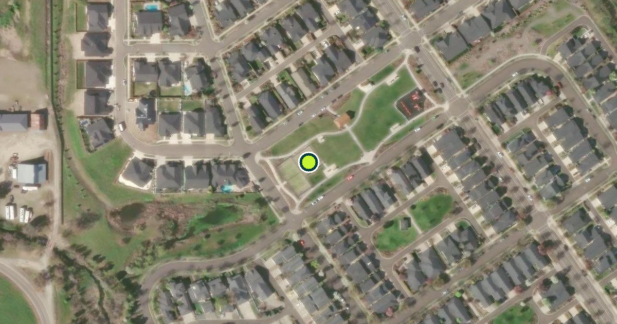 Satellite view of Central Point Pickleball Courts