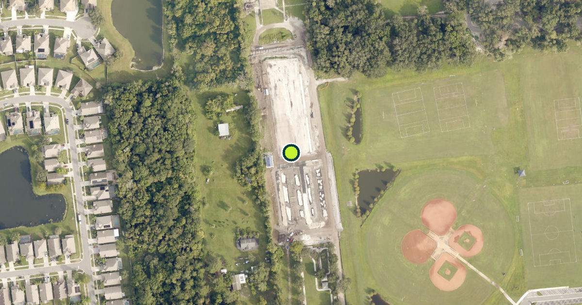 Satellite view of Central Winds Pickleball Courts