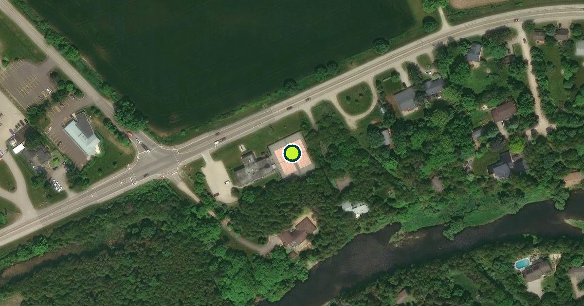 Satellite view of Centre Wellington Pickleball Courts