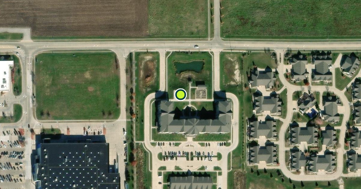 Satellite view of Champaign Pickleball Courts