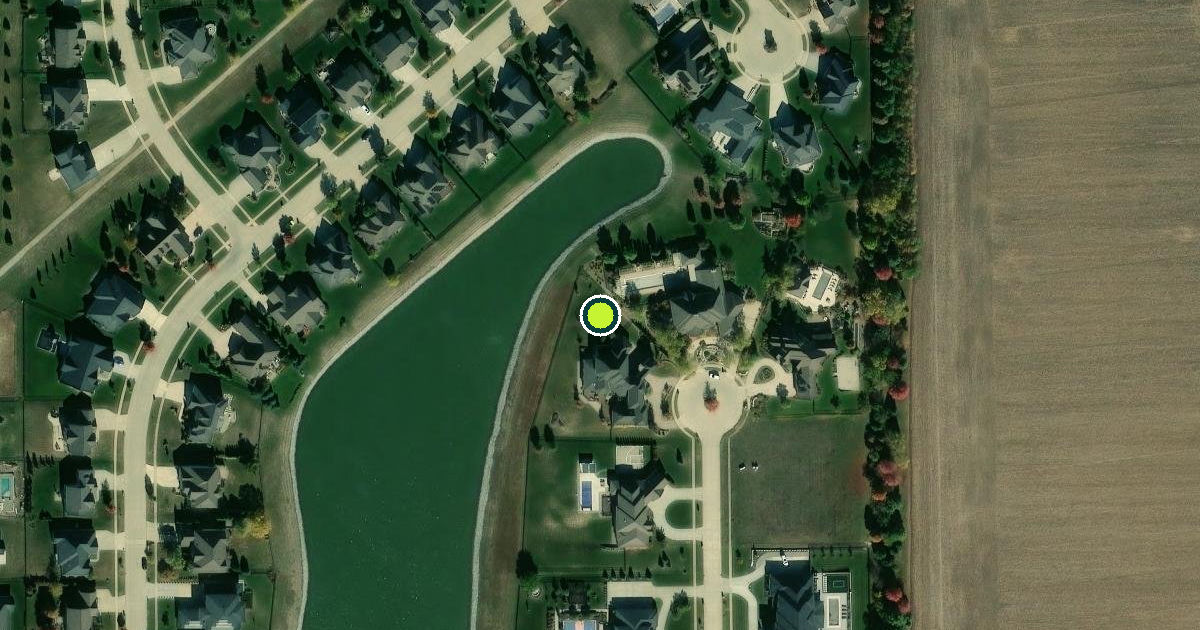 Satellite view of Champaign Pickleball Courts