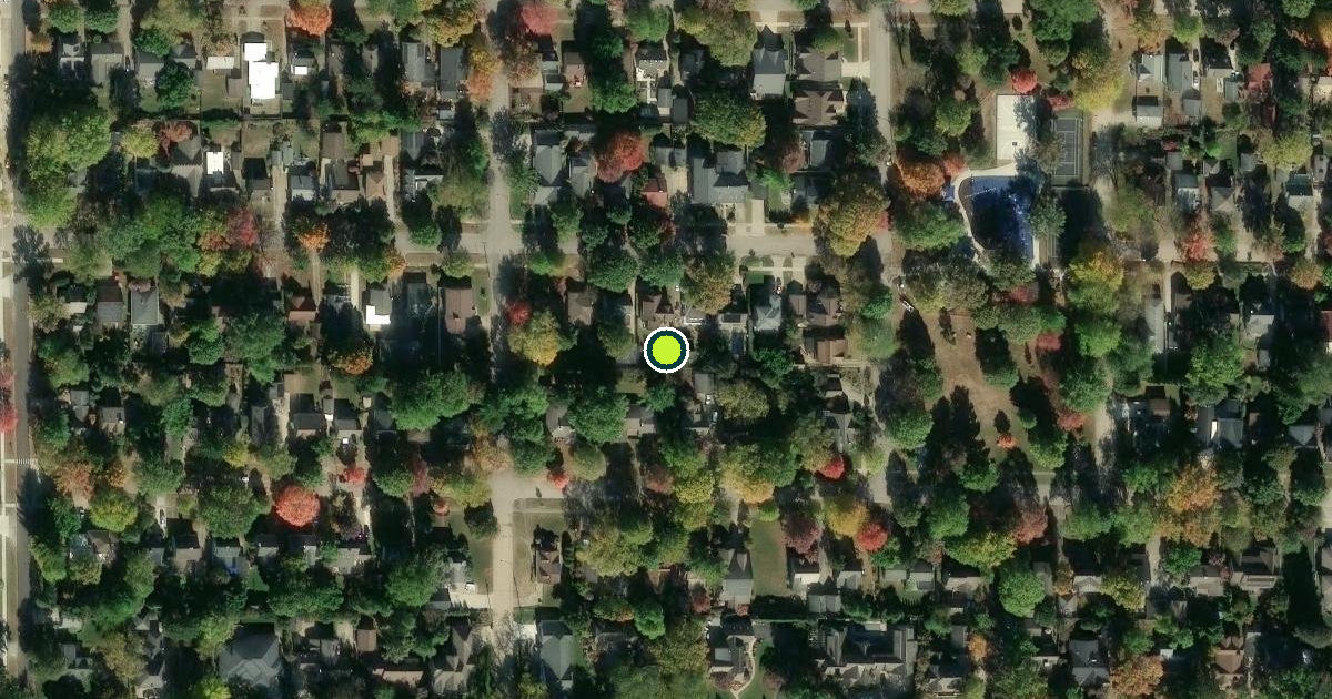 Satellite view of Champaign Pickleball Courts
