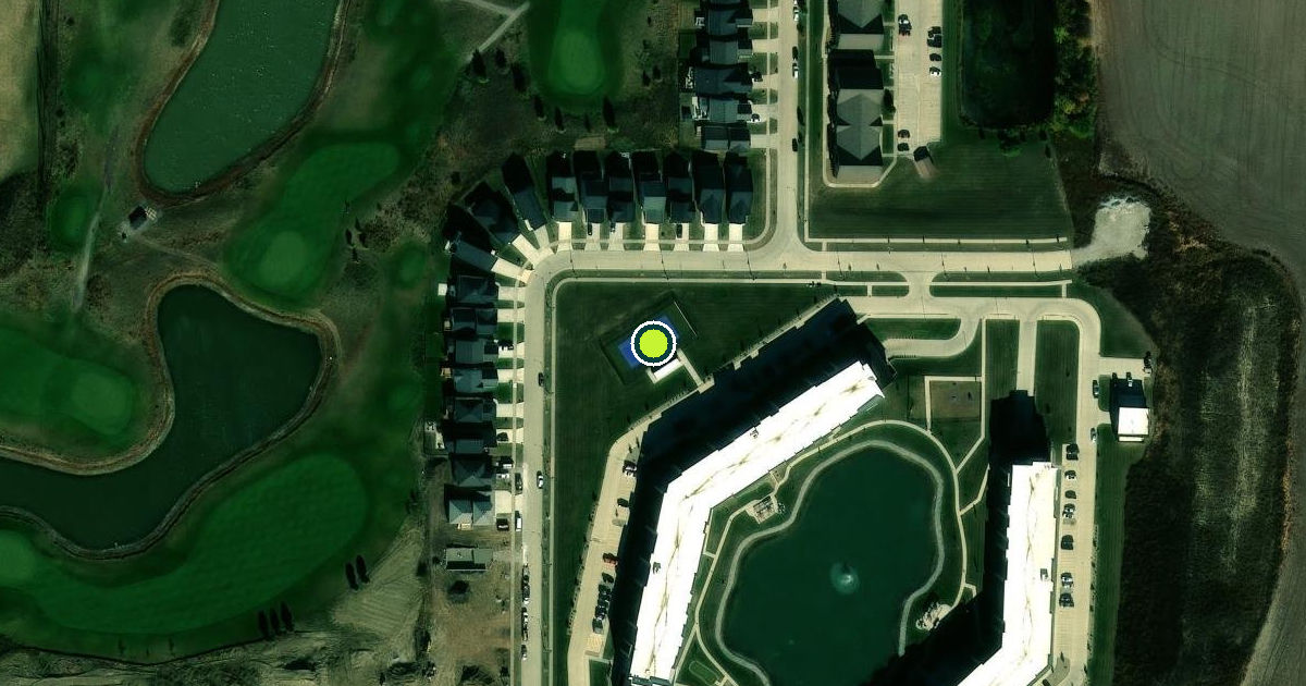 Satellite view of Champaign Pickleball Courts