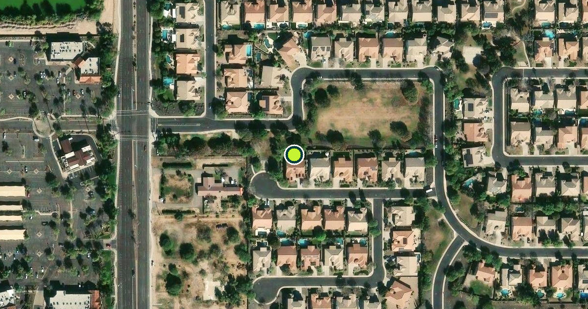 Satellite view of Chandler Pickleball Courts