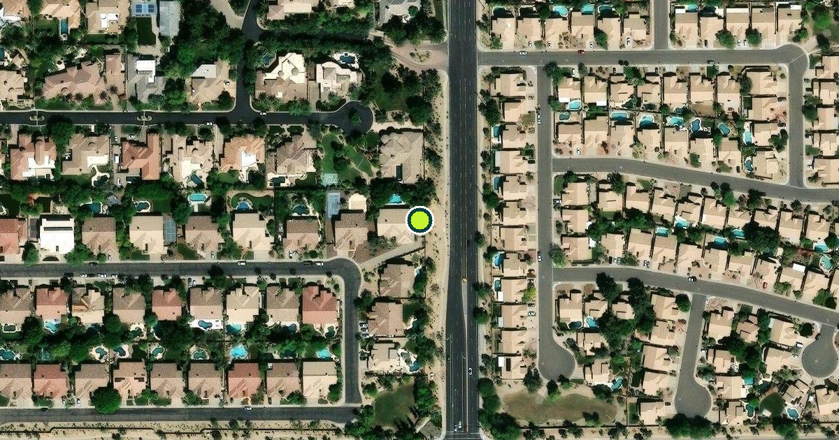 Satellite view of Chandler Pickleball Courts