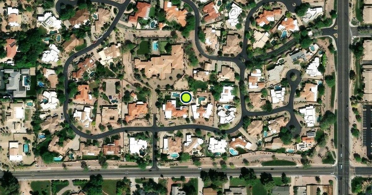 Satellite view of Chandler Pickleball Courts