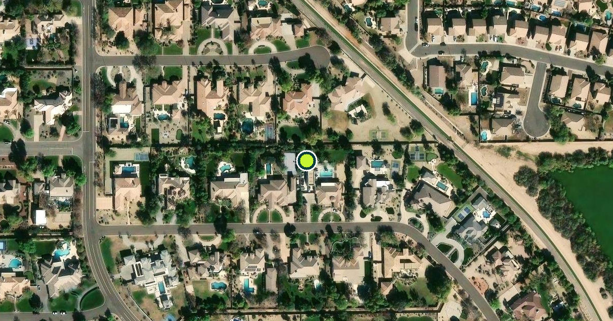 Satellite view of Chandler Pickleball Courts
