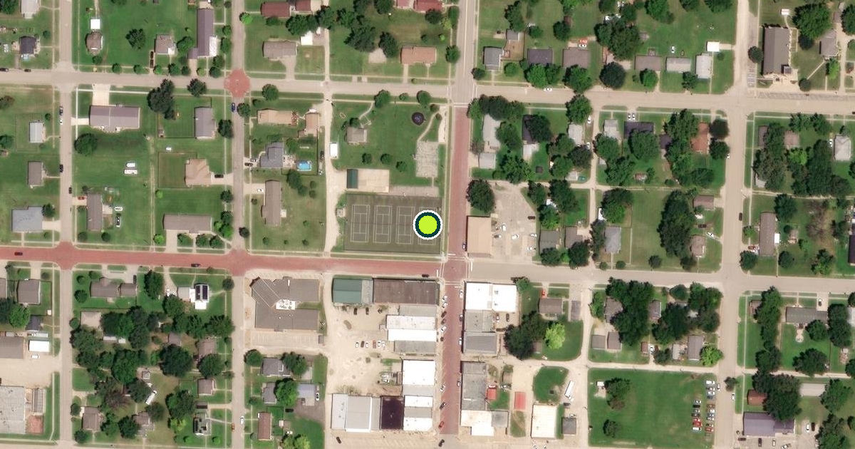 Satellite view of Chapman Pickleball Courts