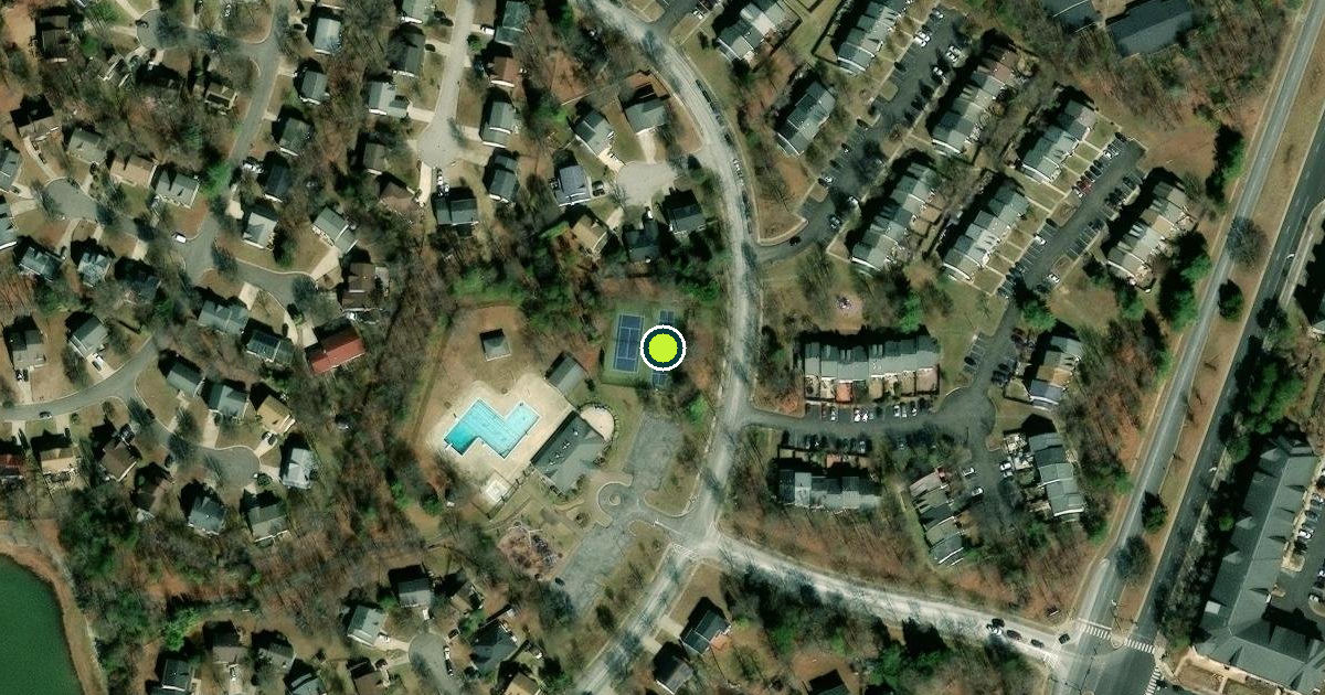 Satellite view of Charles County Pickleball Courts