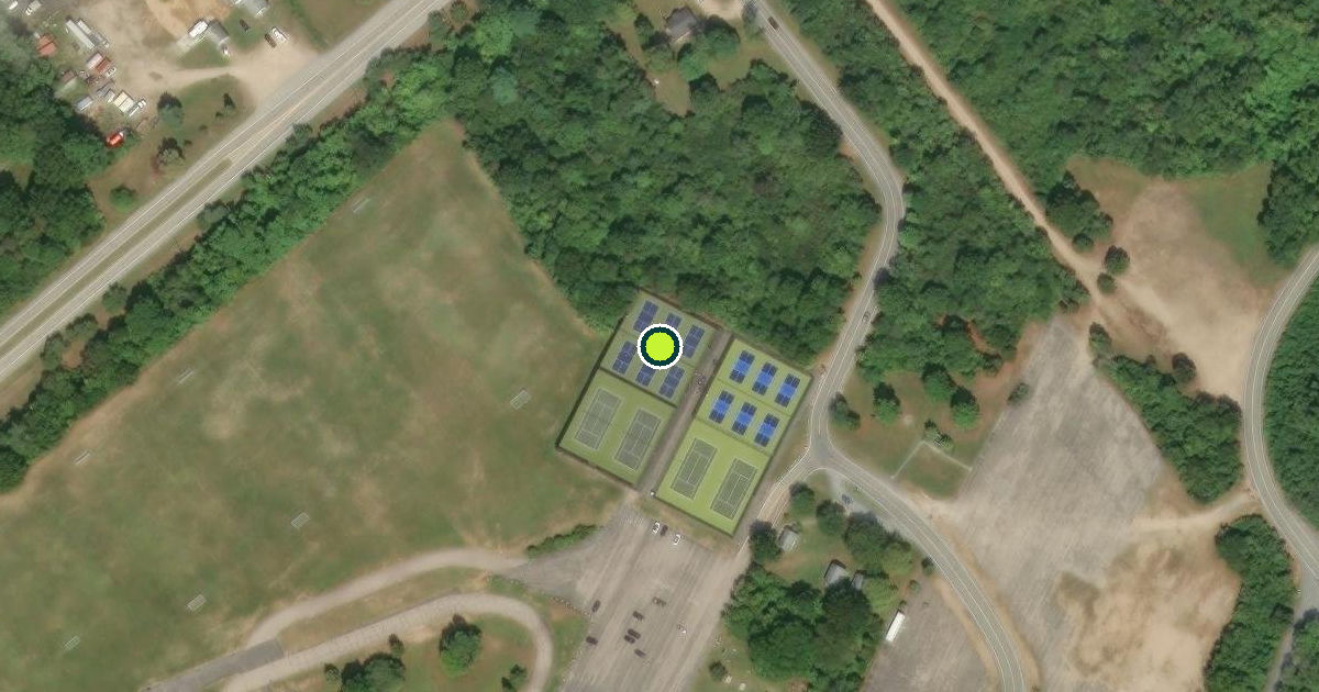 Satellite view of Charlestown Pickleball Courts