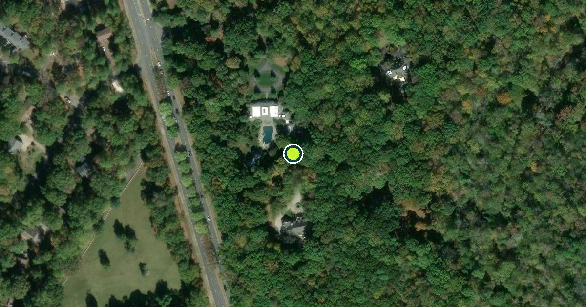 Satellite view of Charlotte Pickleball Courts