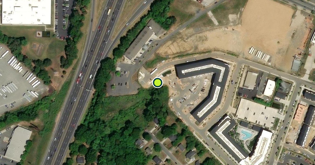 Satellite view of Charlotte Pickleball Courts
