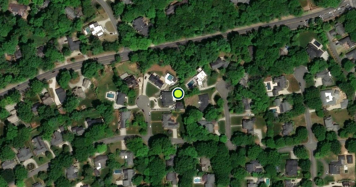 Satellite view of Charlotte Pickleball Courts