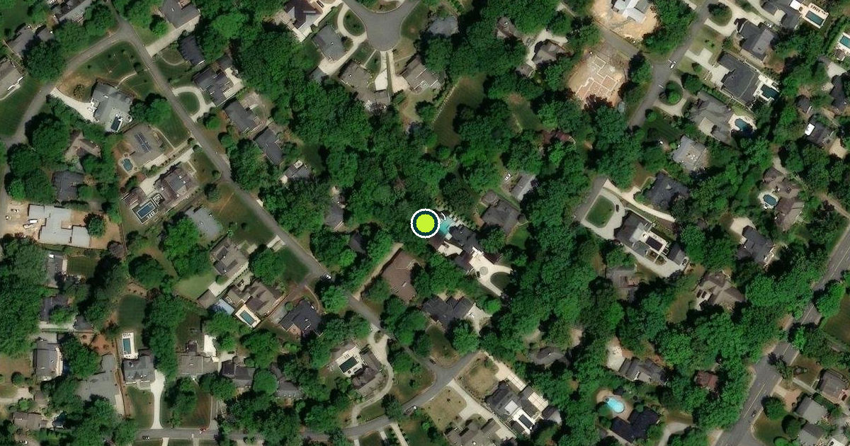 Satellite view of Charlotte Pickleball Courts