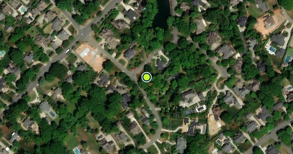 Satellite view of Charlotte Pickleball Courts