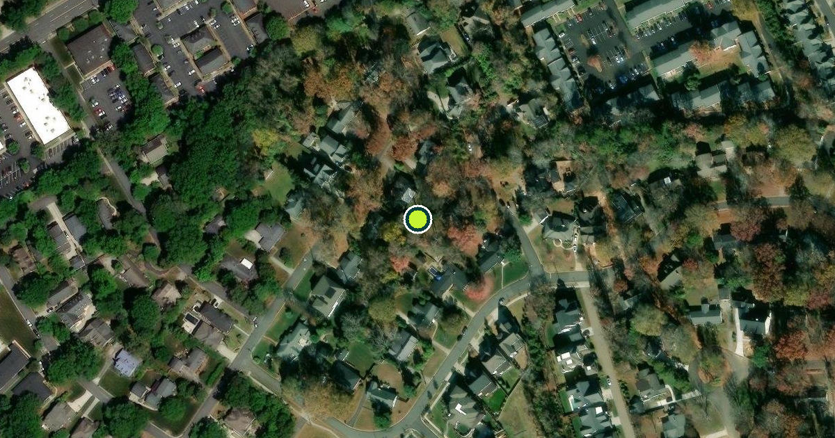 Satellite view of Charlotte Pickleball Courts