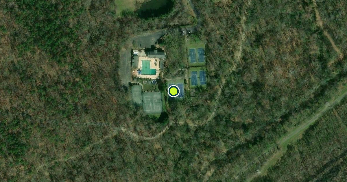 Satellite view of Charlotte Pickleball Courts