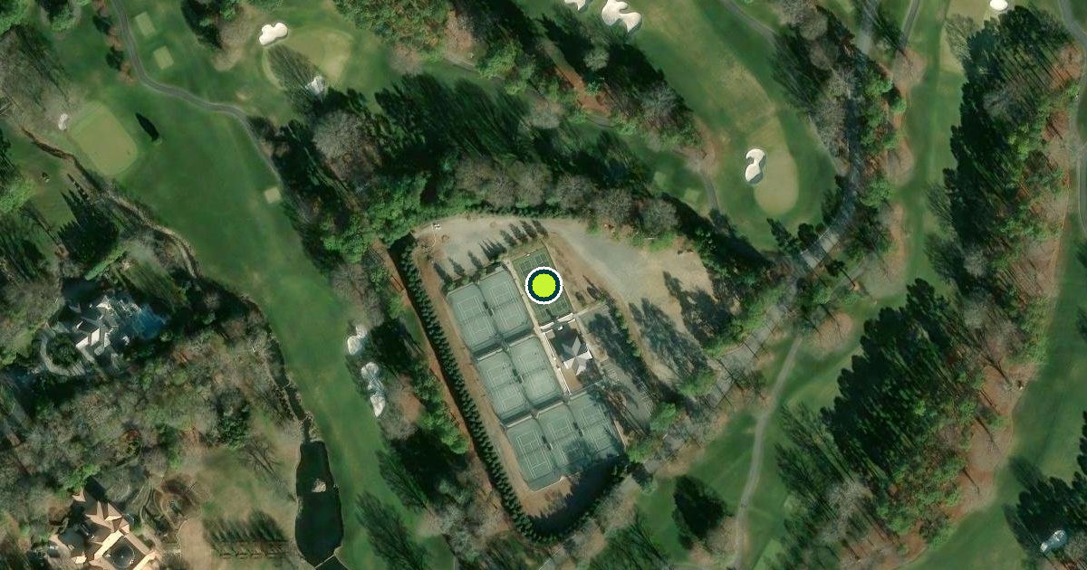 Satellite view of Charlotte Pickleball Courts