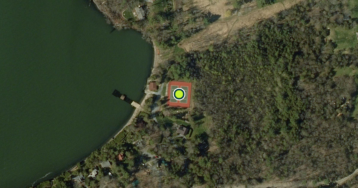 Satellite view of Charlotte Pickleball Courts