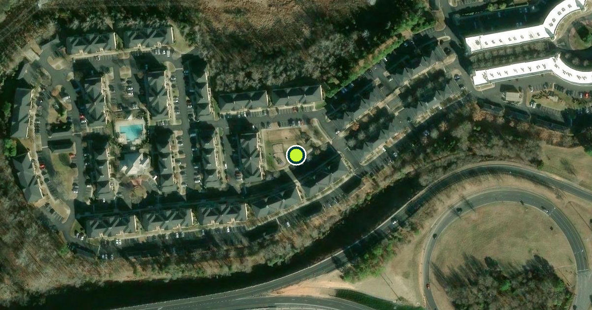 Satellite view of Charlotte Pickleball Courts