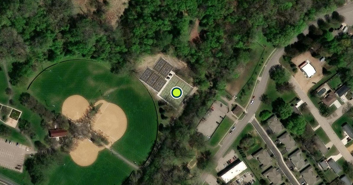 Satellite view of Chaska Pickleball Courts