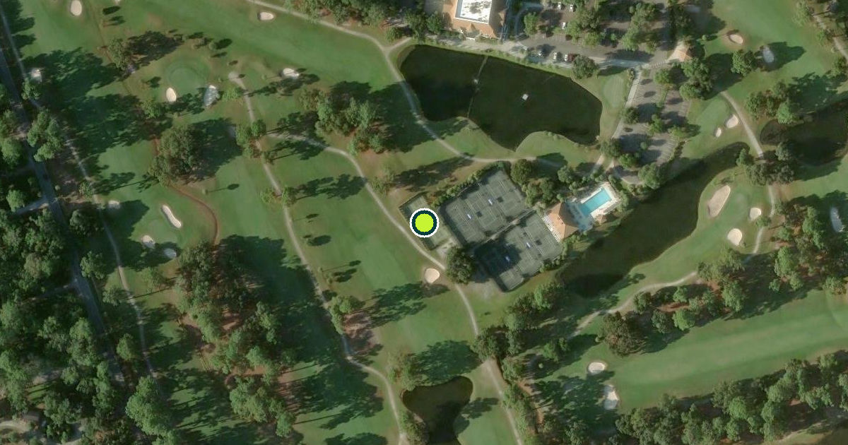 Satellite view of Chatham County Pickleball Courts