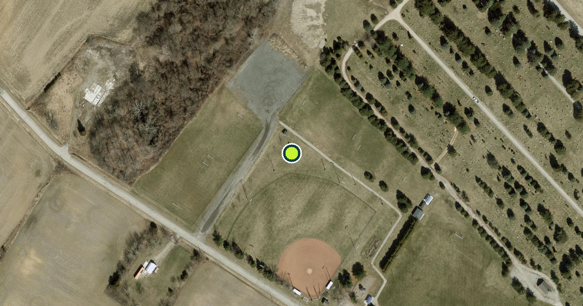 Satellite view of Chatham-Kent Pickleball Courts