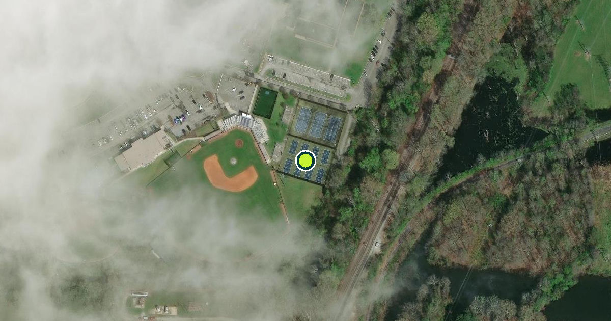 Satellite view of Chattanooga Pickleball Courts