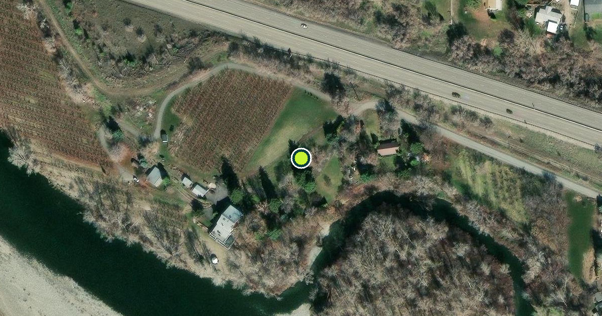 Satellite view of Chelan County Pickleball Courts