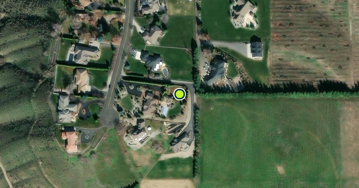 Satellite view of Chelan County Pickleball Courts