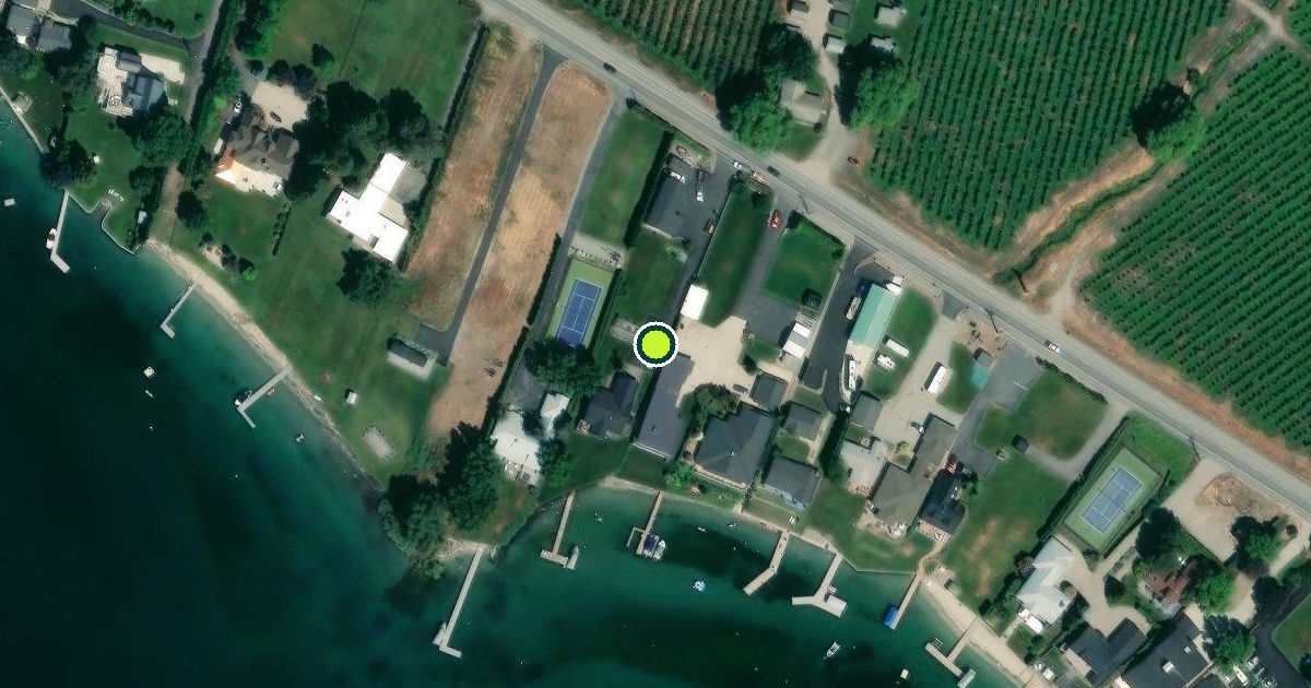 Satellite view of Chelan County Pickleball Courts
