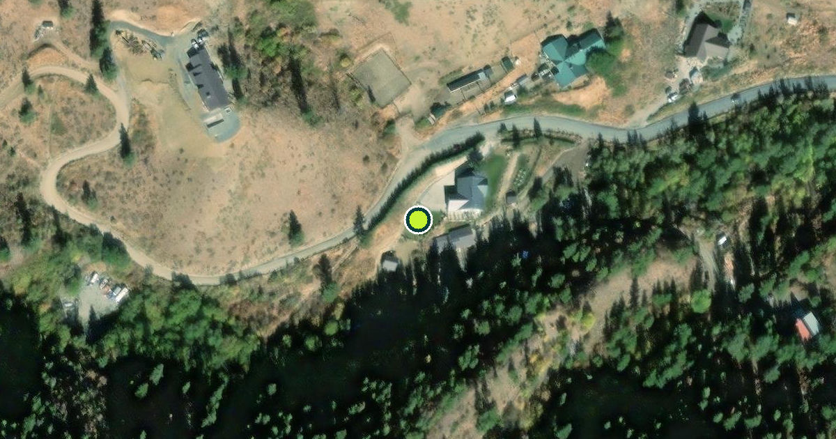Satellite view of Chelan County Pickleball Courts