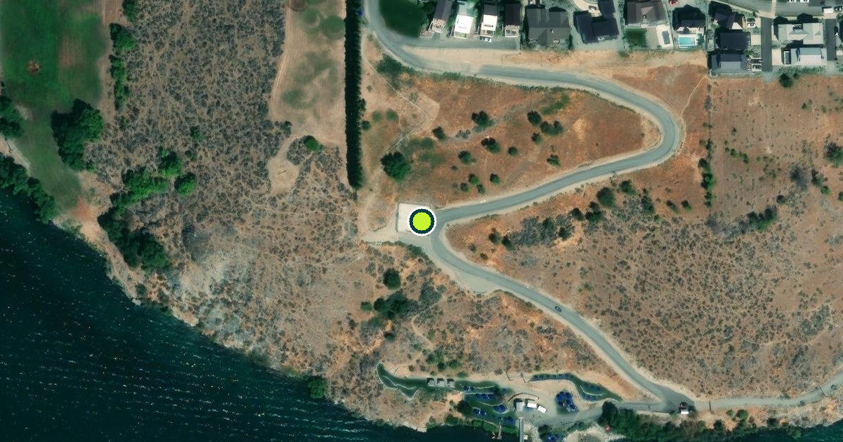 Satellite view of Chelan Pickleball Courts