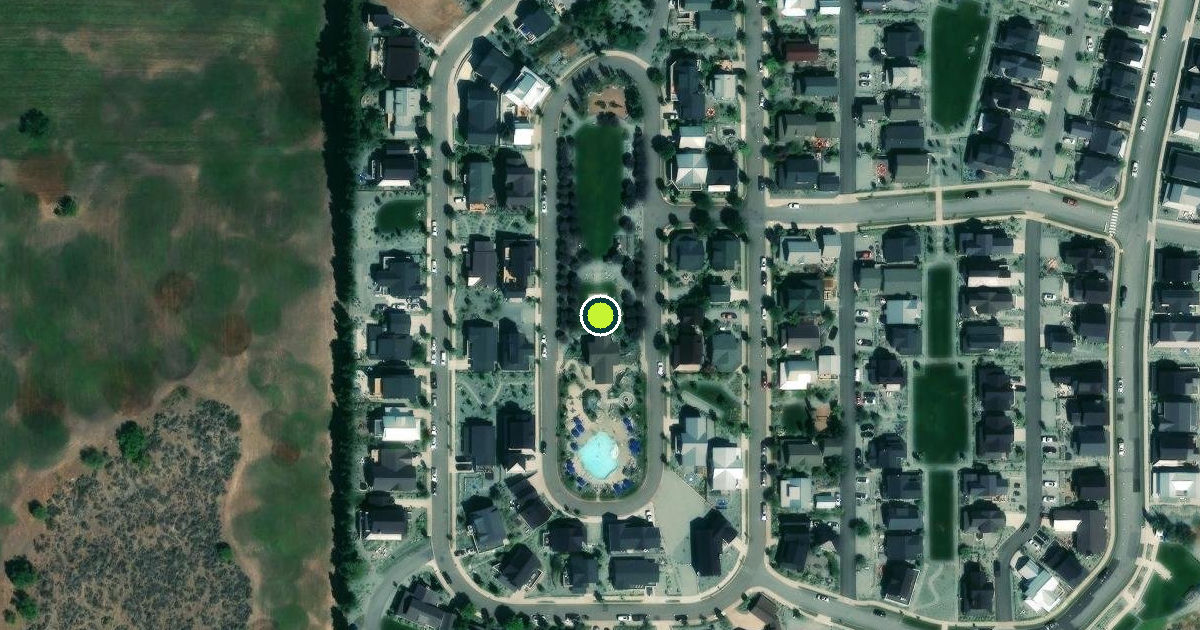 Satellite view of Chelan Pickleball Courts