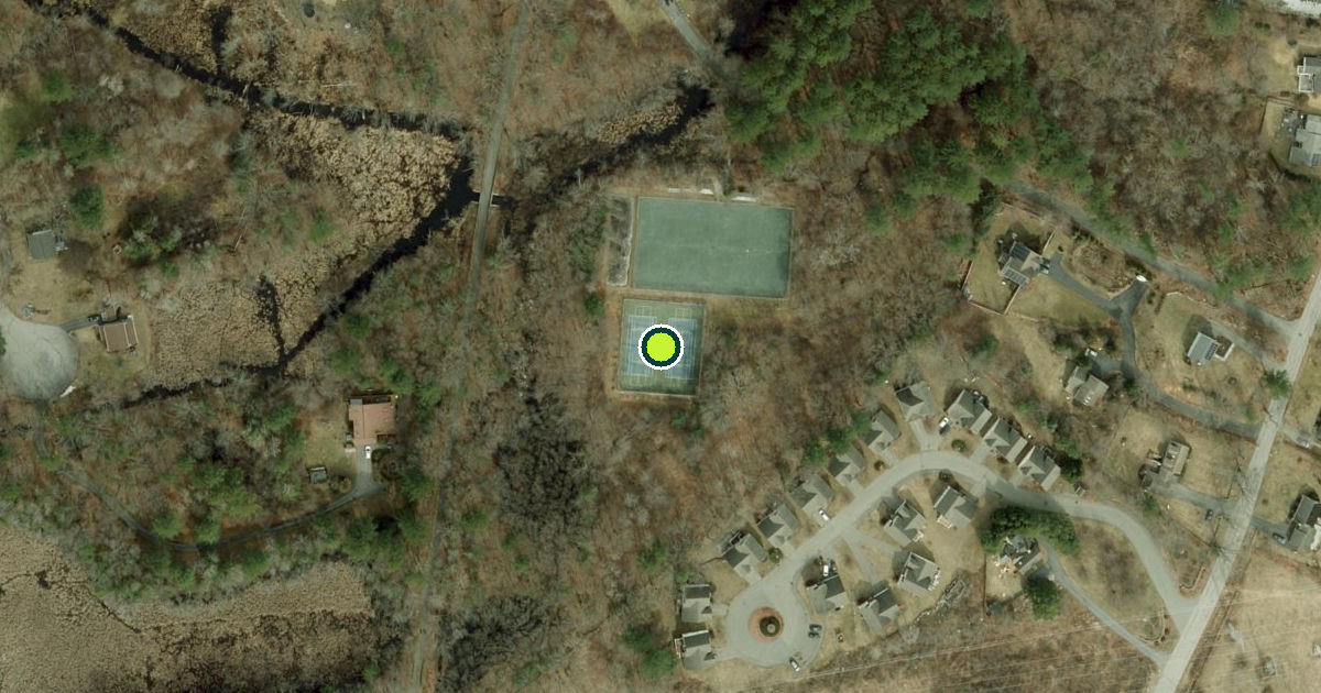 Satellite view of Chelmsford Pickleball Courts