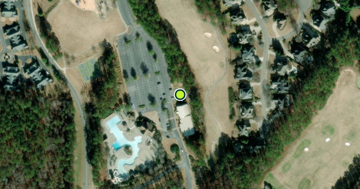 Satellite view of Cherokee County Pickleball Courts