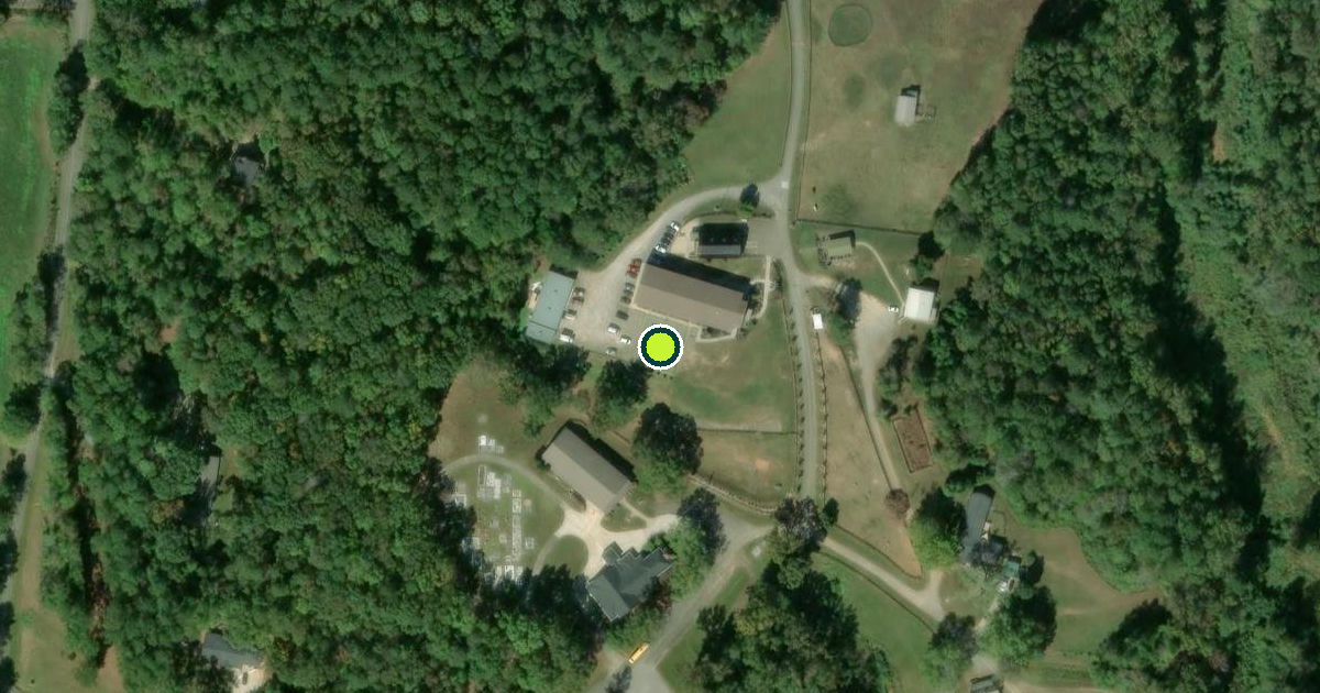 Satellite view of Cherokee County Pickleball Courts