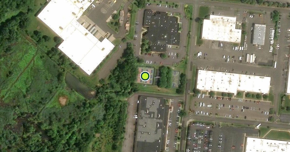 Satellite view of Cherry Hill Township Pickleball Courts