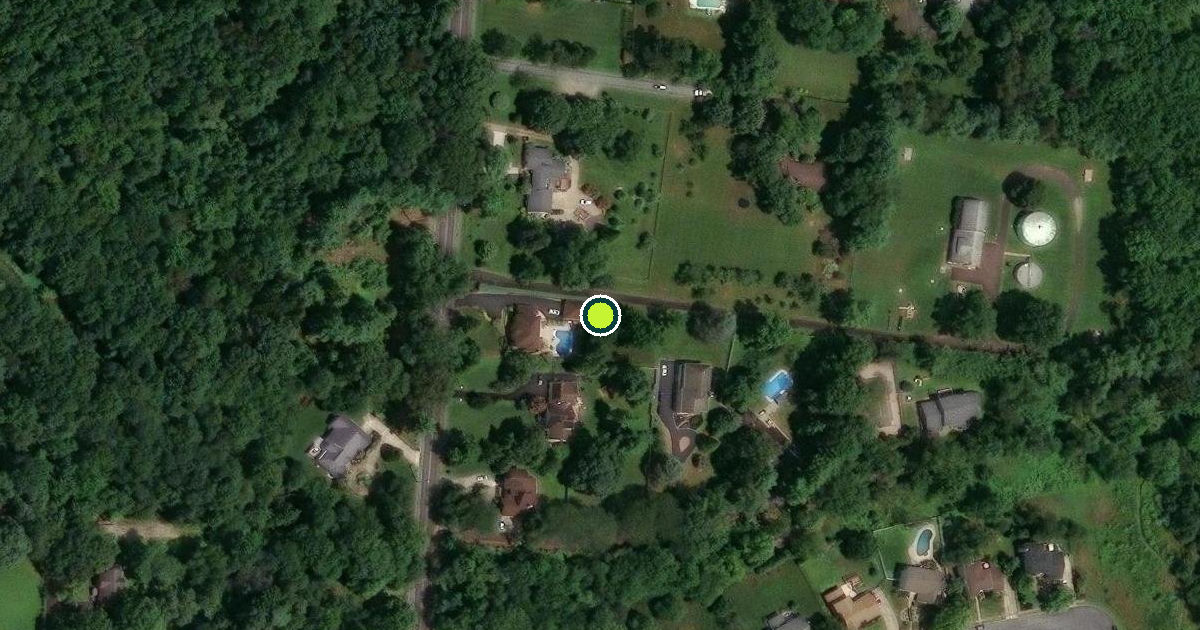 Satellite view of Cherry Hill Township Pickleball Courts